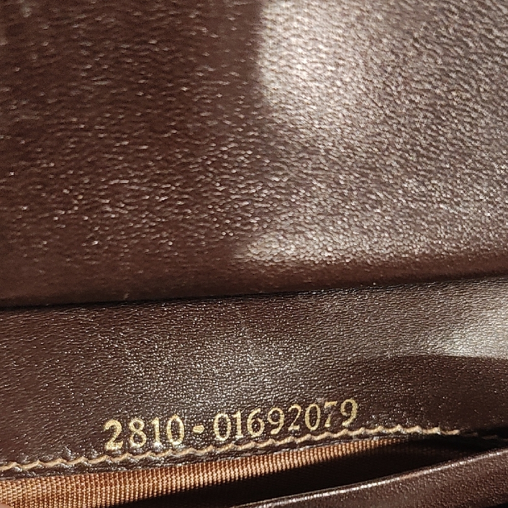 Fendi | Brown Zucca Canvas & Leather | Snap Wallet | missing kisslock - Picture 10 of 10